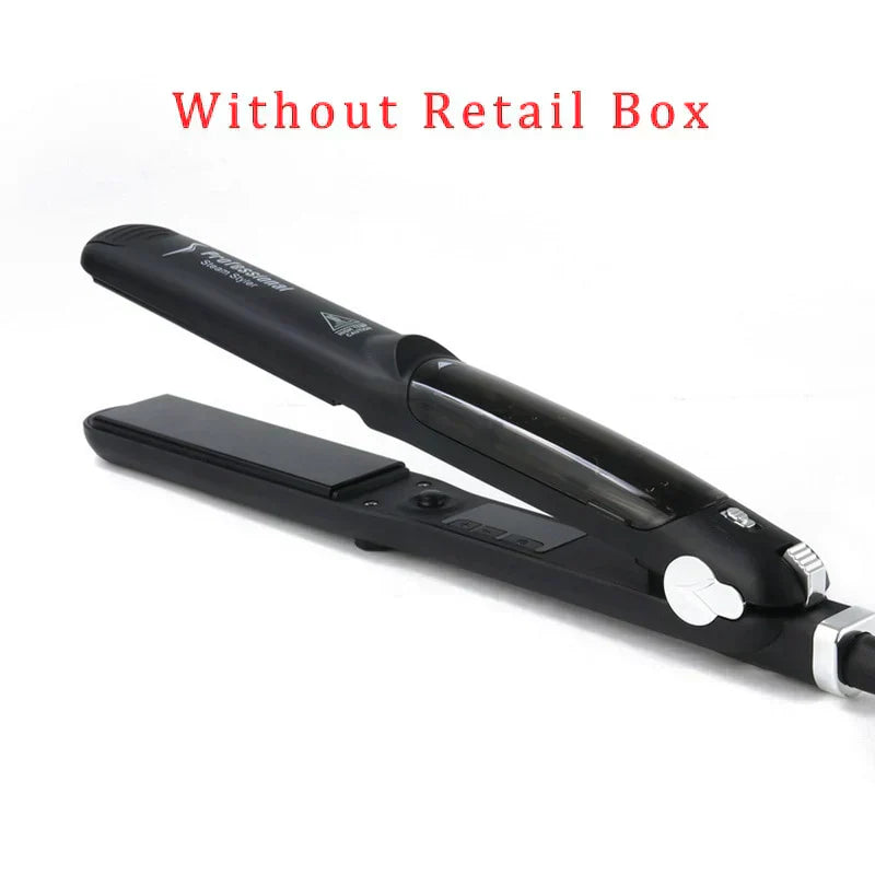 PROFESSIONAL STEAM HAIR STRAIGHTENER