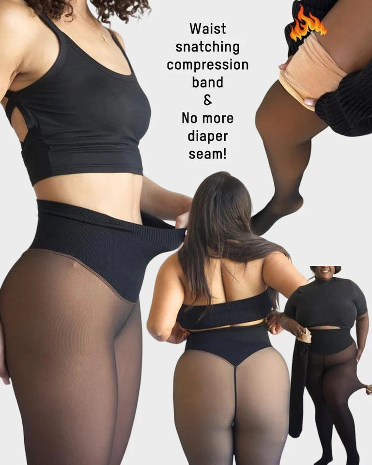 Translucent Fleece Lined Tights